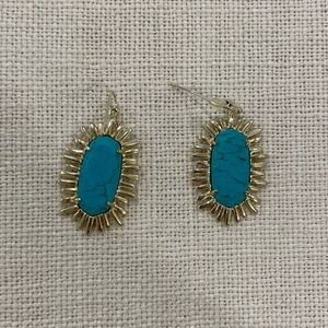 Kendra Scott turquoise earrings